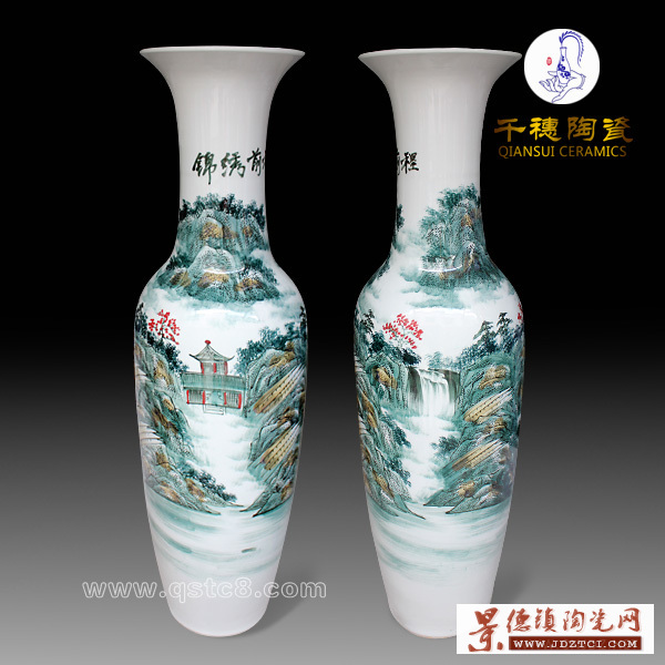 教你正确识别正宗景德镇中国红大花瓶的价格方法