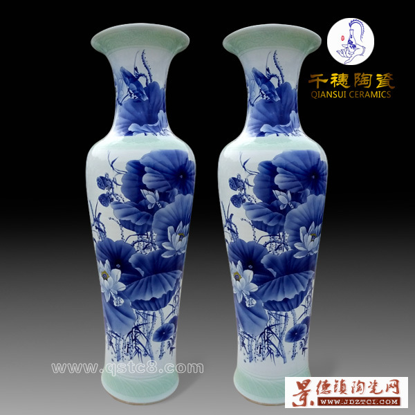 千穗陶瓷大花瓶礼品生产厂家
