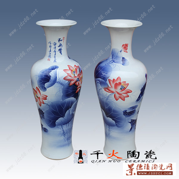 景德镇高档手绘陶瓷花瓶批发价格