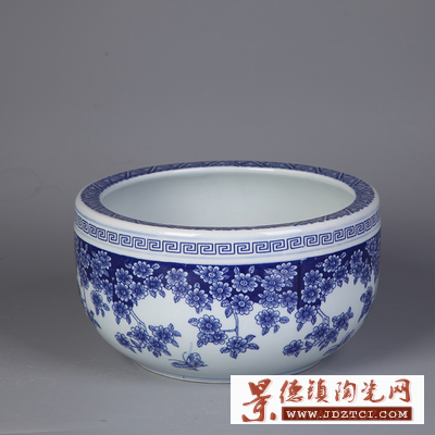 景德镇陶瓷米桶米缸 储米箱8-25斤带盖密封家用 防潮防虫茶叶储物缸